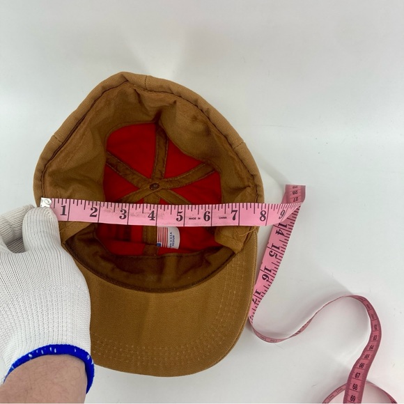VTG Carhartt Medium Quilt Lined Duck Canvas Work Hat - Picture 6 of 6
